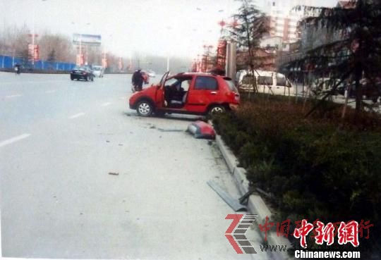 事故现场(警方提供)。